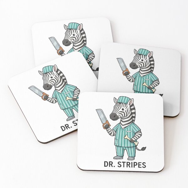 Item preview, Dr. Stripes Funny Zebra Surgeon designed and sold by k3rstman1.