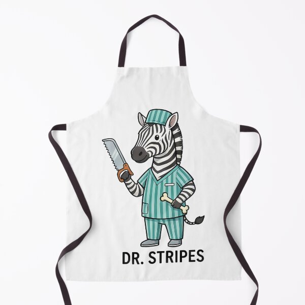 Item preview, Dr. Stripes Funny Zebra Surgeon designed and sold by k3rstman1.