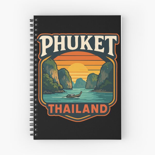 Item preview, Phuket Thailand Retro Travel designed and sold by TomFrontierArt.
