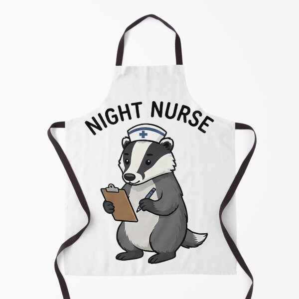 Item preview, Night Nurse Badger Healthcare Worker designed and sold by k3rstman1.
