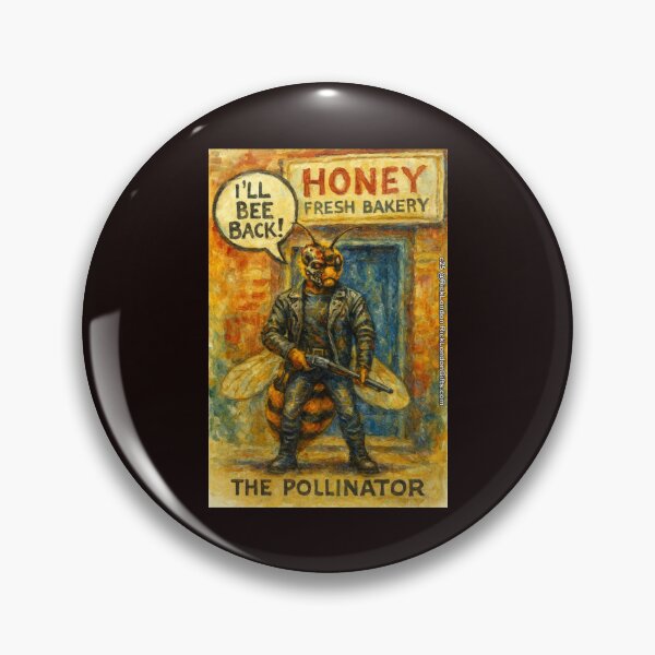 Item preview, The Pollinator: Bee-Terminator Parody Art designed and sold by Rick London Gifts.