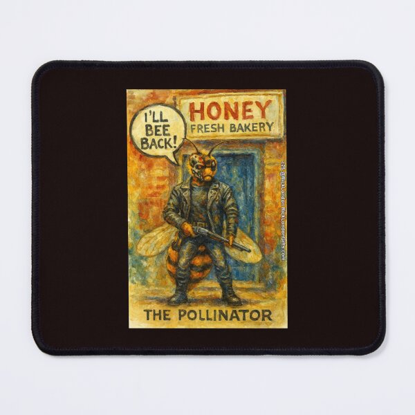 Item preview, The Pollinator: Bee-Terminator Parody Art designed and sold by Rick London Gifts.