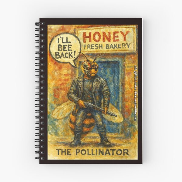 Item preview, The Pollinator: Bee-Terminator Parody Art designed and sold by Rick London Gifts.