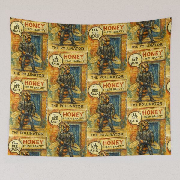 Item preview, The Pollinator: Bee-Terminator Parody Art designed and sold by Rick London Gifts.