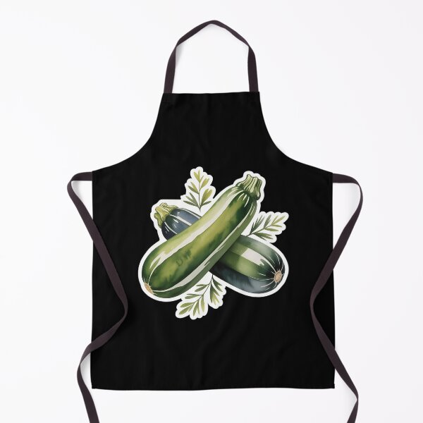 Item preview, Watercolor Zucchini Illustration – Realistic Green Vegetable Art for Kitchen Decor designed and sold by VividOrganica.