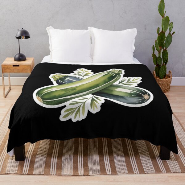 Item preview, Watercolor Zucchini Illustration – Realistic Green Vegetable Art for Kitchen Decor designed and sold by VividOrganica.