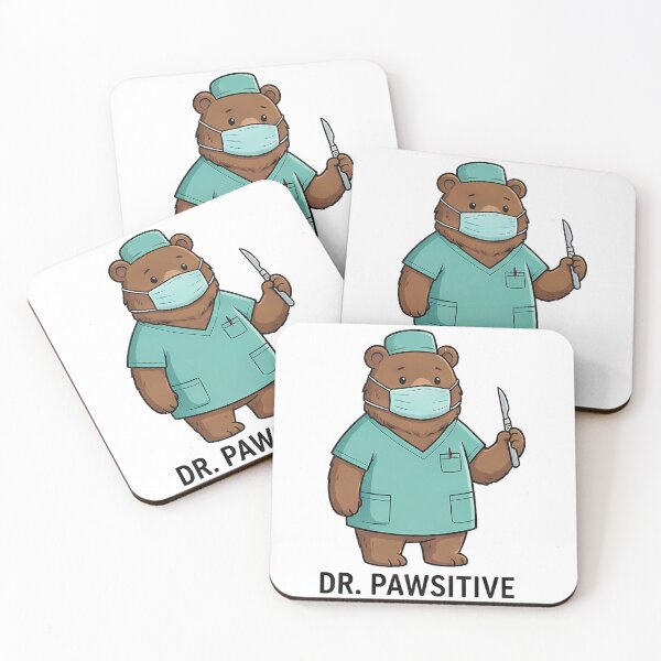 Item preview, Dr. Pawsitive Bear Surgeon Cartoon designed and sold by k3rstman1.