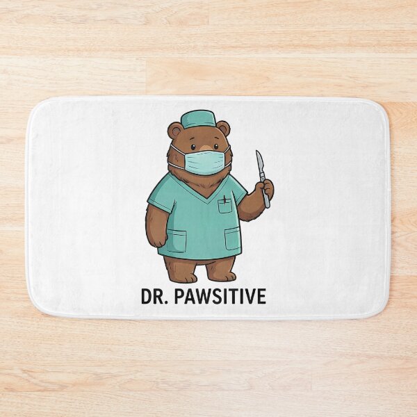 Item preview, Dr. Pawsitive Bear Surgeon Cartoon designed and sold by k3rstman1.
