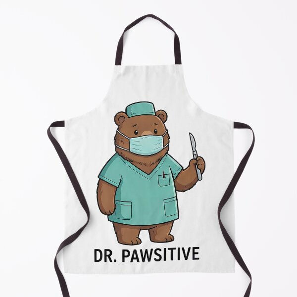 Item preview, Dr. Pawsitive Bear Surgeon Cartoon designed and sold by k3rstman1.