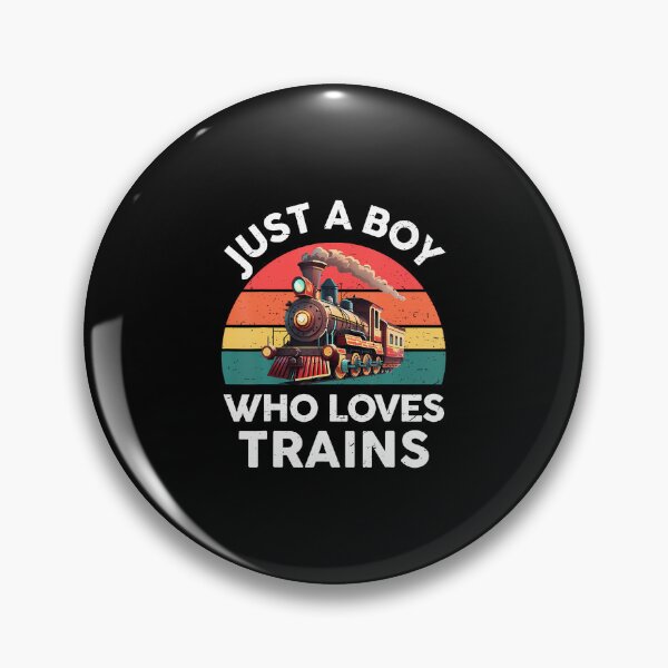 Item preview, Just A Boy Who Loves Trains Funny Train Lover Toddler designed and sold by TerryAnnie.