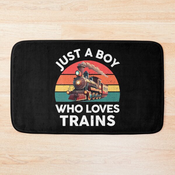 Item preview, Just A Boy Who Loves Trains Funny Train Lover Toddler designed and sold by TerryAnnie.