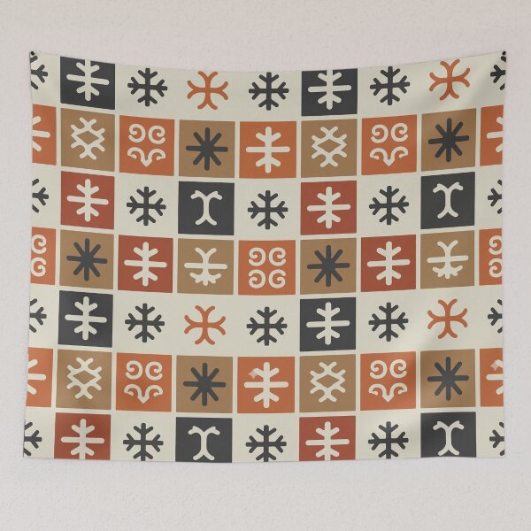 Item preview, African symbol grid  designed and sold by SineCreatives.