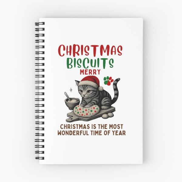 Aperçu de l'œuvre Biscuits de Noël pour les amoureux des chats - Cadeau de Noël créée et vendue par RealZack Arcov.