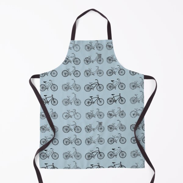 Item preview, Beach Cruiser Bicycles - line drawn bikes in black ink designed and sold by Kathunk Designs.