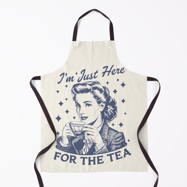 Item preview, Just Here For The Tea Vintage Classic Lady designed and sold by Y-Vibes.