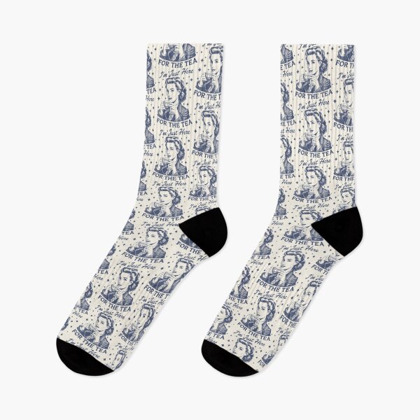 Item preview, Just Here For The Tea Vintage Classic Lady designed and sold by Y-Vibes.