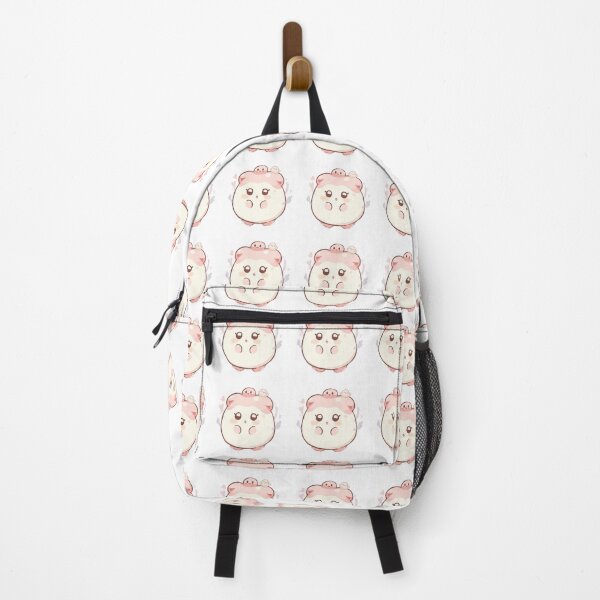 Item preview, Kawaii Pink Mochi Hamster – Cute Pastel Chibi Animal Sticker designed and sold by Pigmentra.