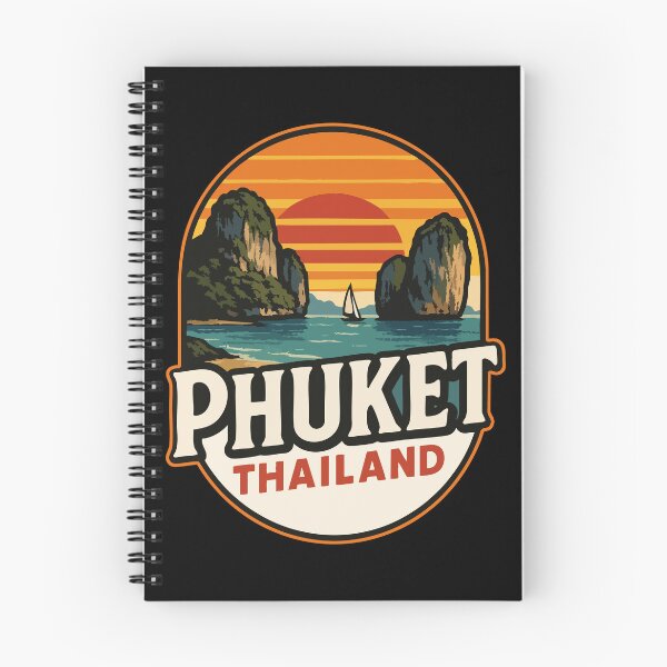 Item preview, Phuket Island Thailand Retro Vintage Travel designed and sold by TomFrontierArt.