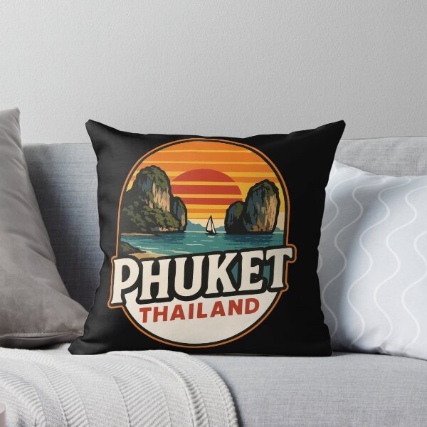 Item preview, Phuket Island Thailand Retro Vintage Travel designed and sold by TomFrontierArt.