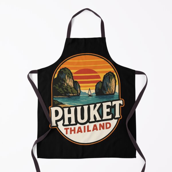 Item preview, Phuket Island Thailand Retro Vintage Travel designed and sold by TomFrontierArt.
