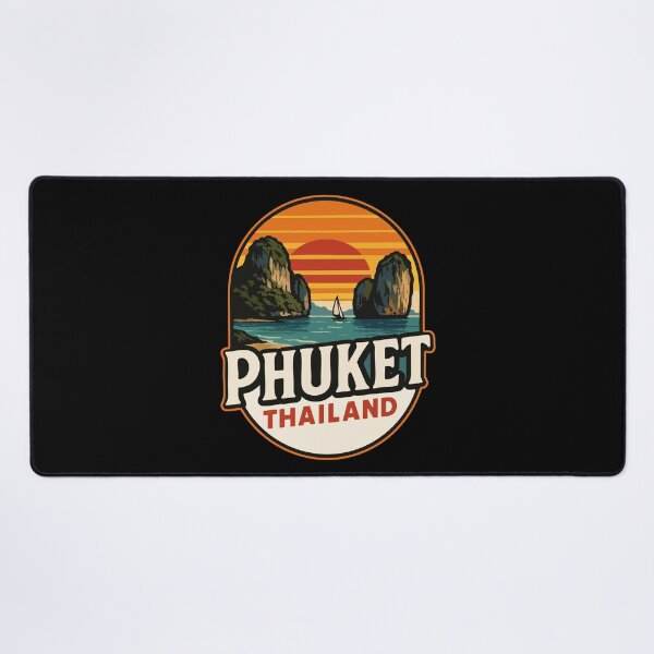 Item preview, Phuket Island Thailand Retro Vintage Travel designed and sold by TomFrontierArt.