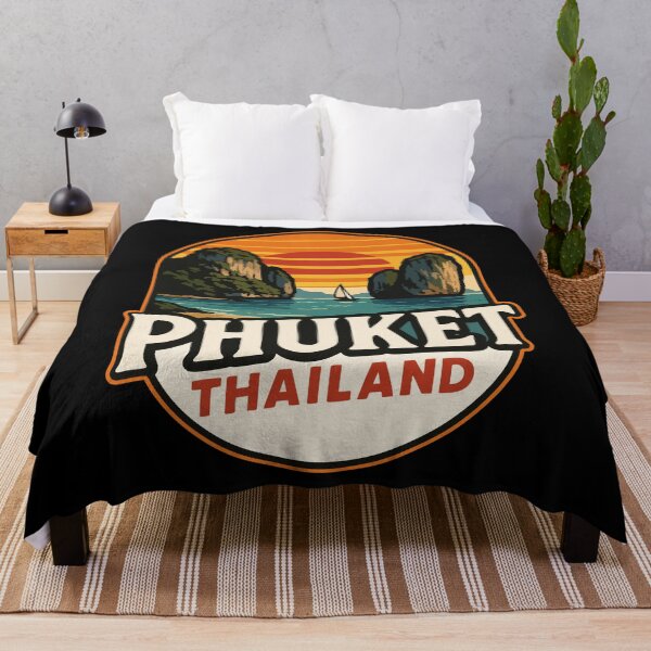 Item preview, Phuket Island Thailand Retro Vintage Travel designed and sold by TomFrontierArt.