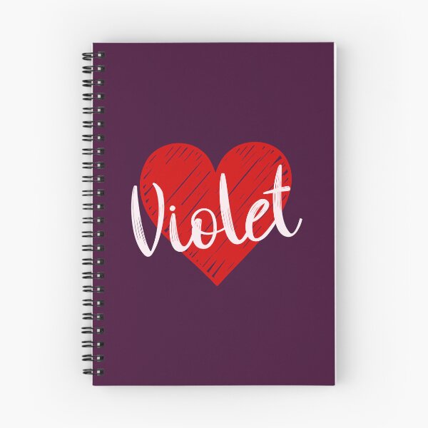 Item preview, Violet Name Red Heart  designed and sold by Jeallan Designs.