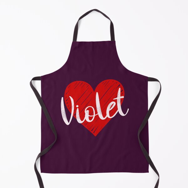 Item preview, Violet Name Red Heart designed and sold by Jeallan Designs.
