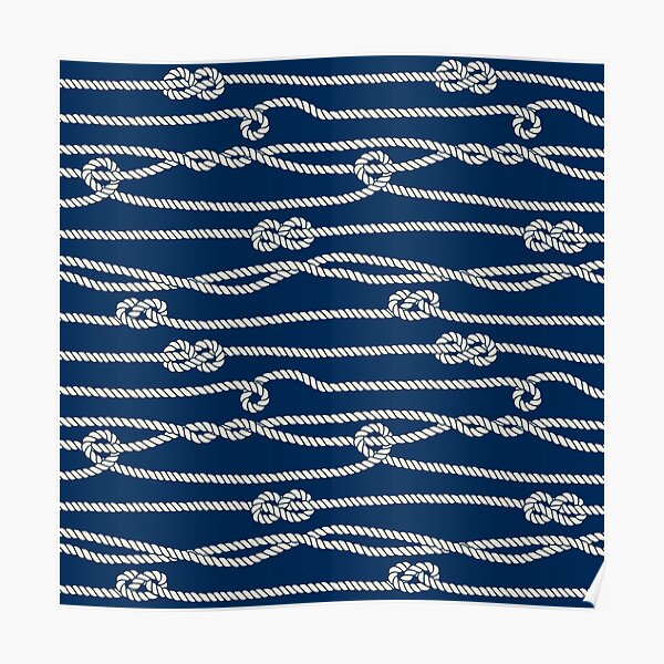 Entangled Rope Pattern Poster