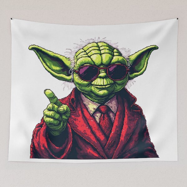 Item preview, Merry Christmas Master Yoda designed and sold by Bossy Box.