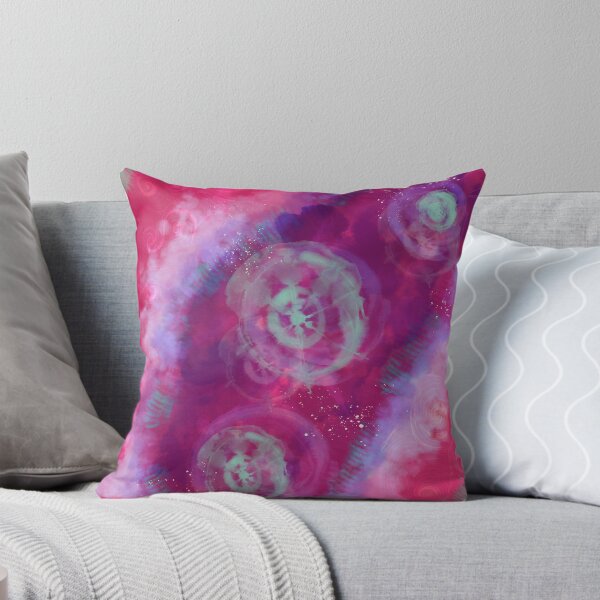 Item preview, Watermelon Tie Dye abstract organic pattern designed and sold by Derailed-Drips.