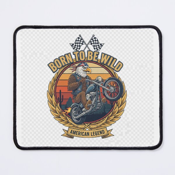 Item preview, Born to Be Wild: Eagle Biker, American Emblem designed and sold by Studiocolors.