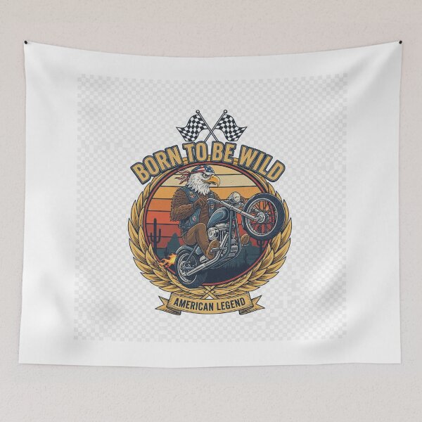 Item preview, Born to Be Wild: Eagle Biker, American Emblem designed and sold by Studiocolors.