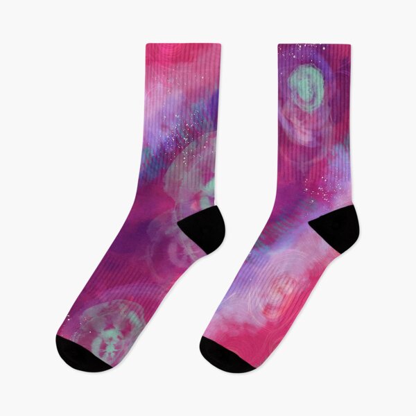 Item preview, Watermelon Tie Dye abstract organic pattern designed and sold by Derailed-Drips.