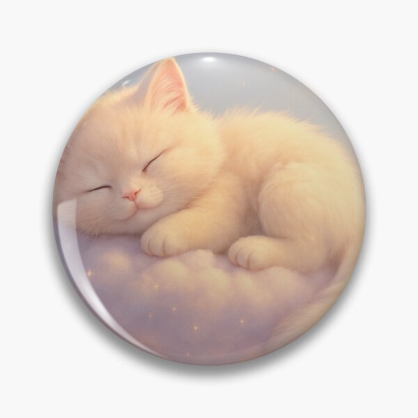 Item preview, Dreamy Cloud Kitty – Soft Pastel Fantasy Art designed and sold by LovelyCatGalaxy.