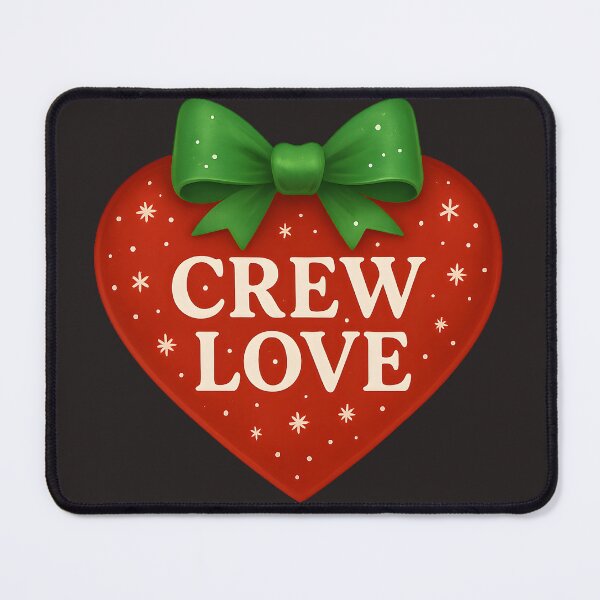 Item preview, Crew Love Christmas Heart – Festive Holiday Team Design designed and sold by ArtSpark Studio.