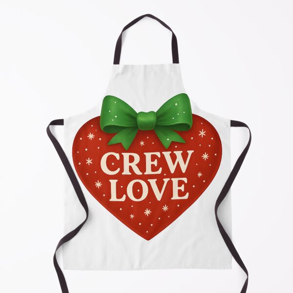 Item preview, Crew Love Christmas Heart – Festive Holiday Team Design designed and sold by ArtSpark Studio.