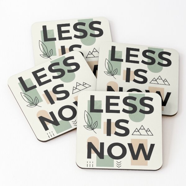Item preview, LESS IS NOW Embrace simplicity, mindful consumption designed and sold by WAMTEES.