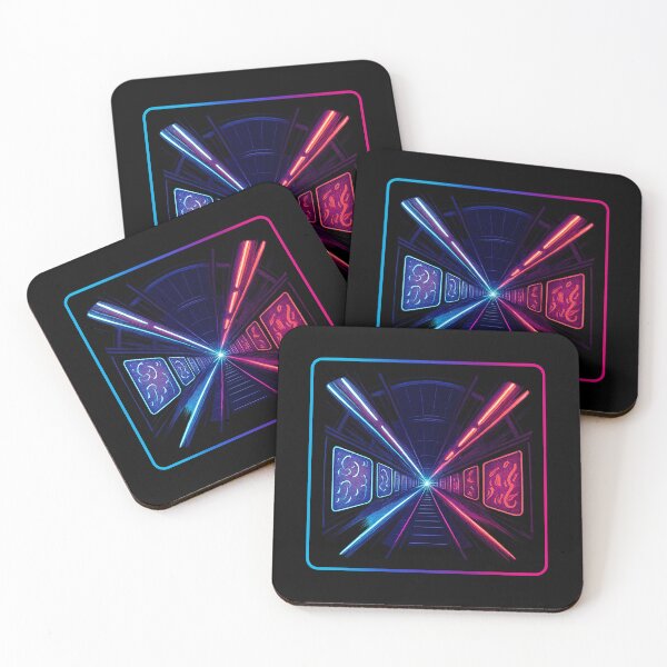 Item preview, Neon Cyberpunk Subway Tunnel – Futuristic Vaporwave Perspective Art designed and sold by AddictiveDesign.