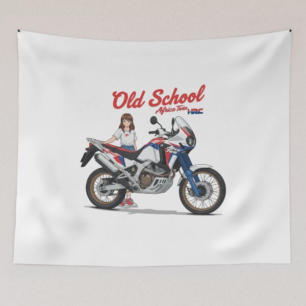 Item preview, Motorbike Trail - Africa Twin Old School designed and sold by AnimeShin.