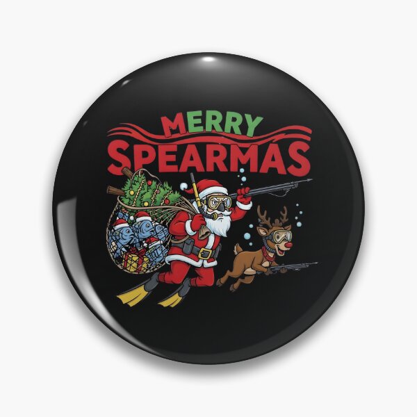Item preview, Spearfishing Christmas Gift T-Shirt | Funny Spearo Xmas Tee designed and sold by Clothesbest.