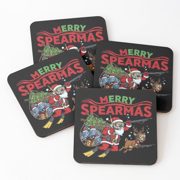 Item preview, Spearfishing Christmas Gift T-Shirt | Funny Spearo Xmas Tee designed and sold by Clothesbest.