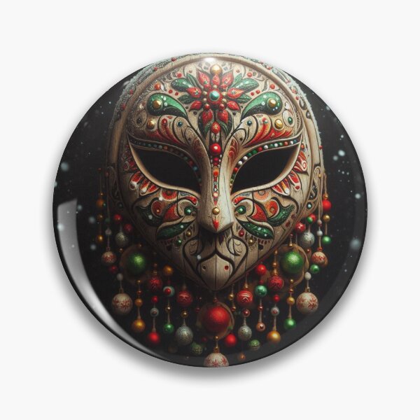 Item preview, The Mask of the Holiday Cheer Judgement designed and sold by Karaboshka.