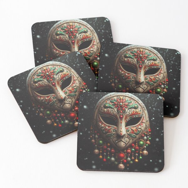 Item preview, The Mask of the Holiday Cheer Judgement designed and sold by Karaboshka.