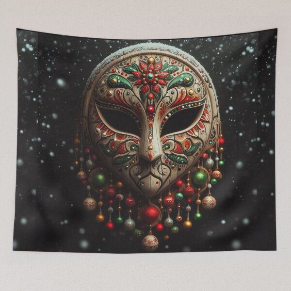 Item preview, The Mask of the Holiday Cheer Judgement designed and sold by Karaboshka.