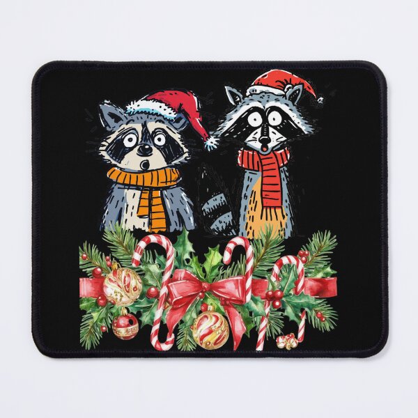 Item preview, Raccoons and Christmas designed and sold by Palmtree94.