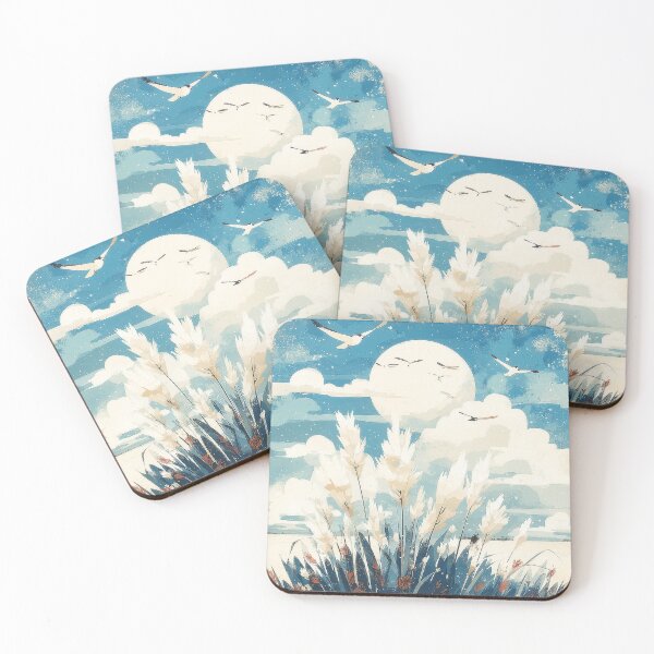 Item preview, Moonlit Breeze Over Quiet Reeds designed and sold by Dusk Atelier.