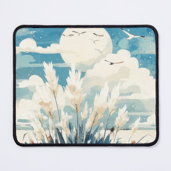 Item preview, Moonlit Breeze Over Quiet Reeds designed and sold by Dusk Atelier.