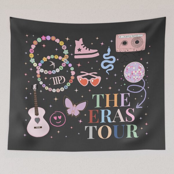 Item preview, Eras Tour Swiftie Graphics - Black designed and sold by SaltedBeachPaperie.