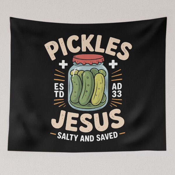 Item preview, Pickles Jesus Salty And Saved designed and sold by RuthSheila.